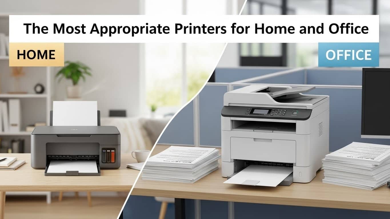The Most Appropriate Printers for Home and Office